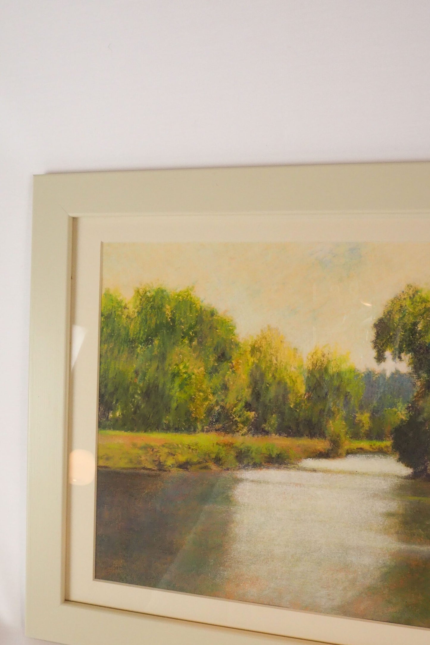 Framed Lake Landscape