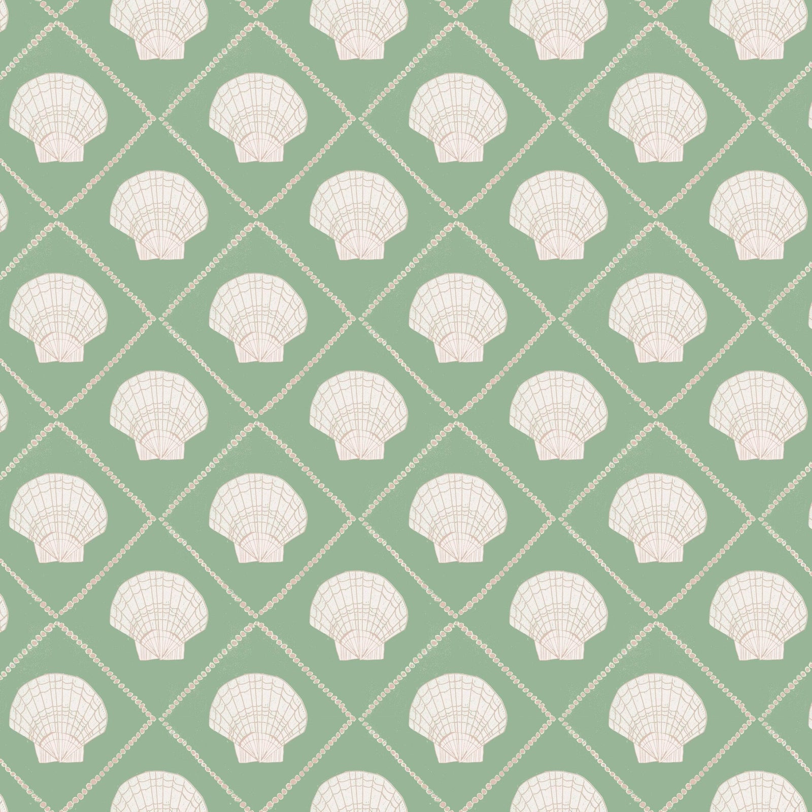 Aphrodite Wallpaper - Sea Green