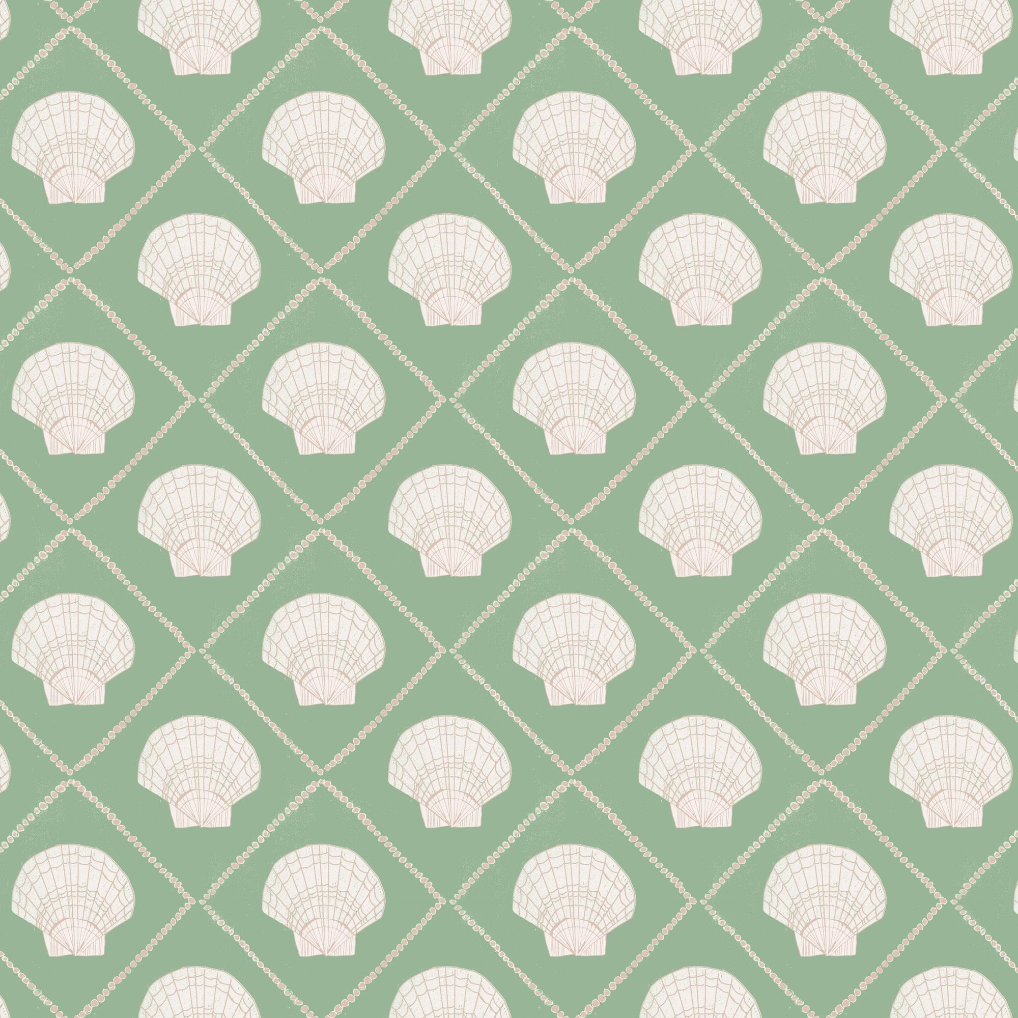 Aphrodite Wallpaper - Sea Green