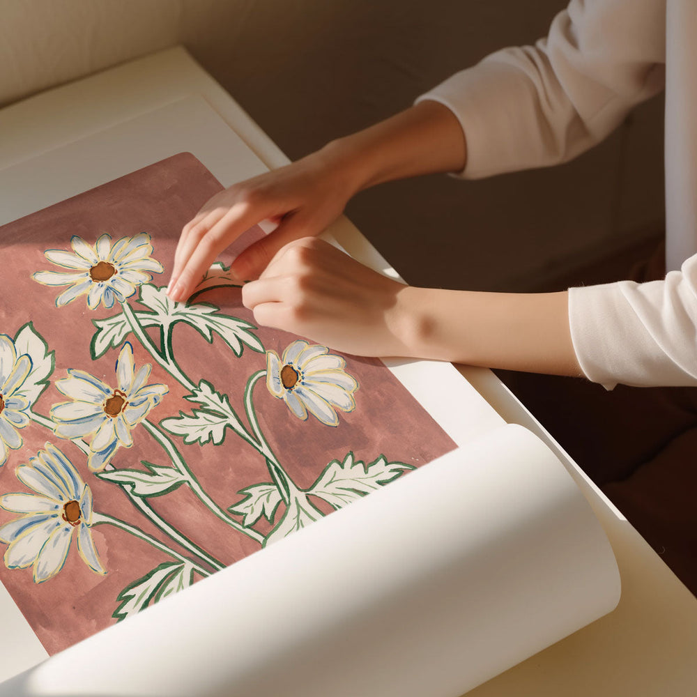 Anemone Blanda Art Print