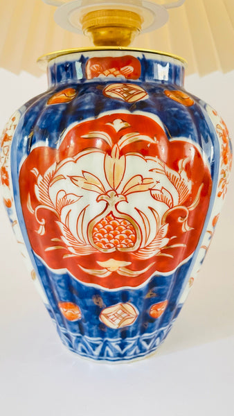 Antique Japanese Mini Imari Lamp
