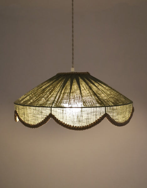 Cosette 'Powdered Sage' Solid Color Floral Shaped Pendant Light