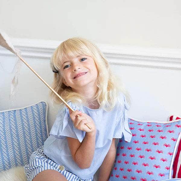 The Barnaby Cushion - Bright Blue - Tiny Tots