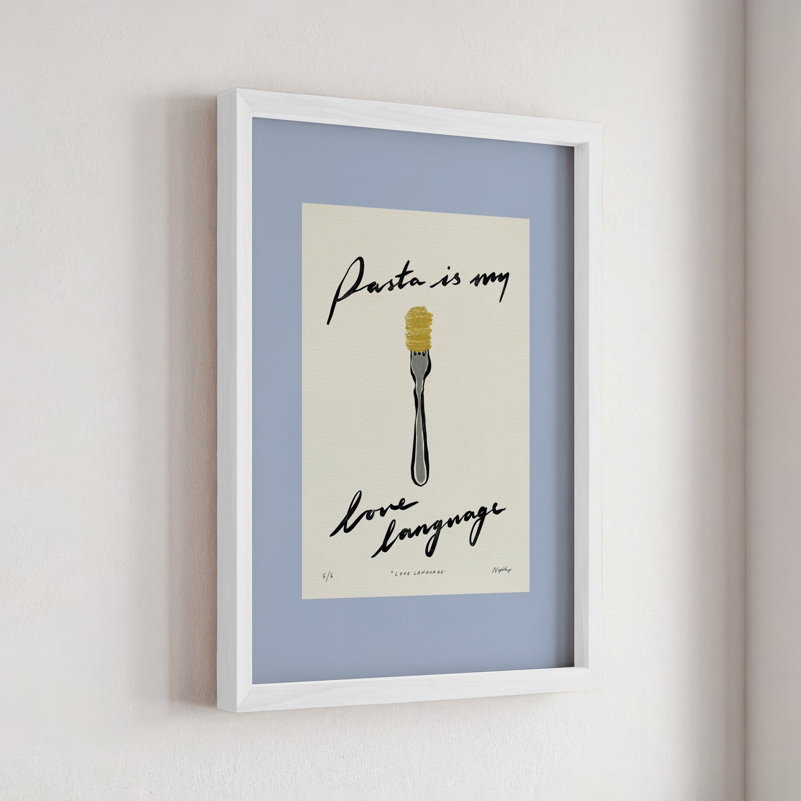 Pasta Is My Love Language Print