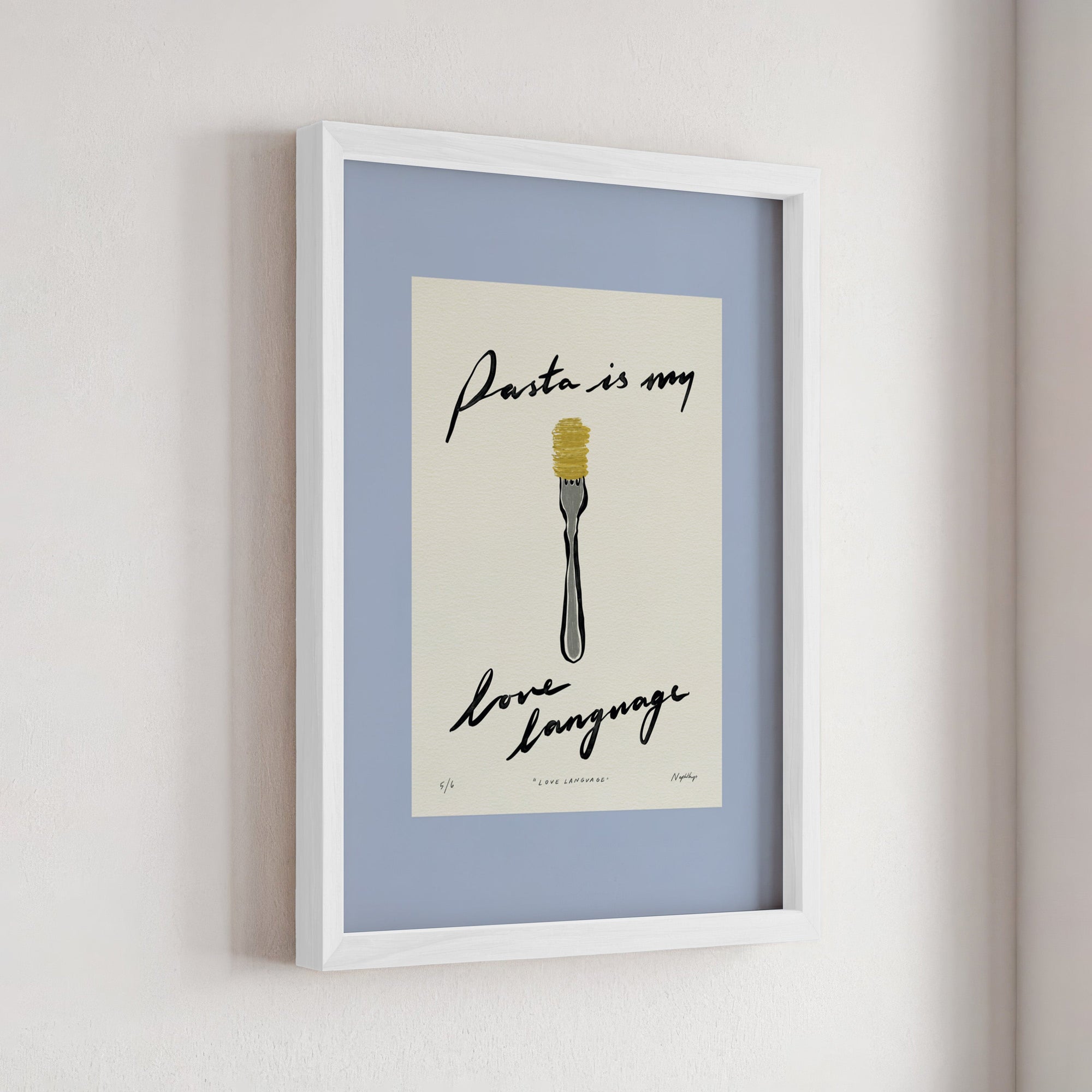 Pasta Is My Love Language Print