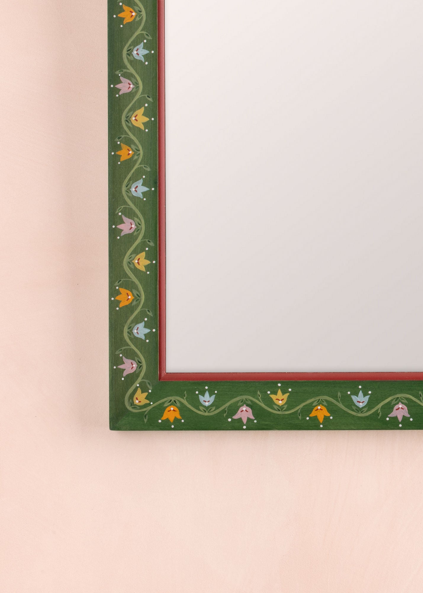 Rosa Mirror - Malachite, Large