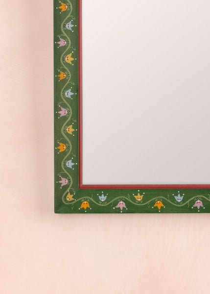 Rosa Mirror - Malachite, Large