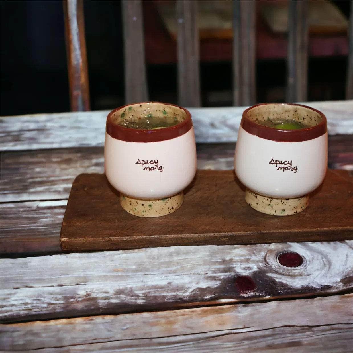 The ranch "spicy marg" Glasses/Set of Two