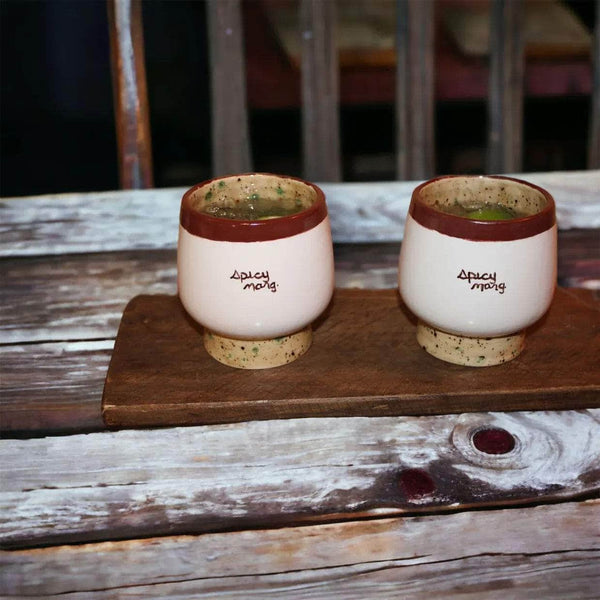 The ranch "spicy marg" Glasses/Set of Two