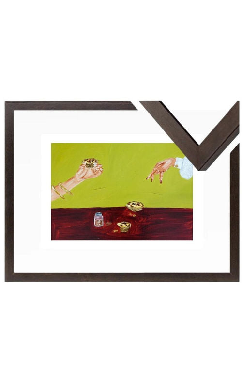 Sharing pastéis de nata Fine Art Print