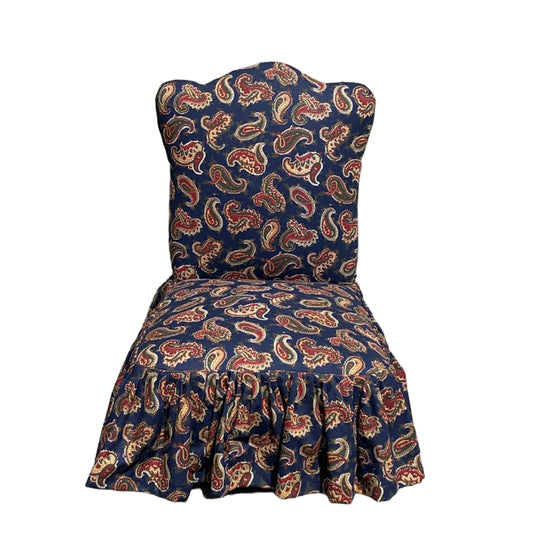 ADELAIDE – Antique Victorian Chair in Vintage Laura Ashley Fabric