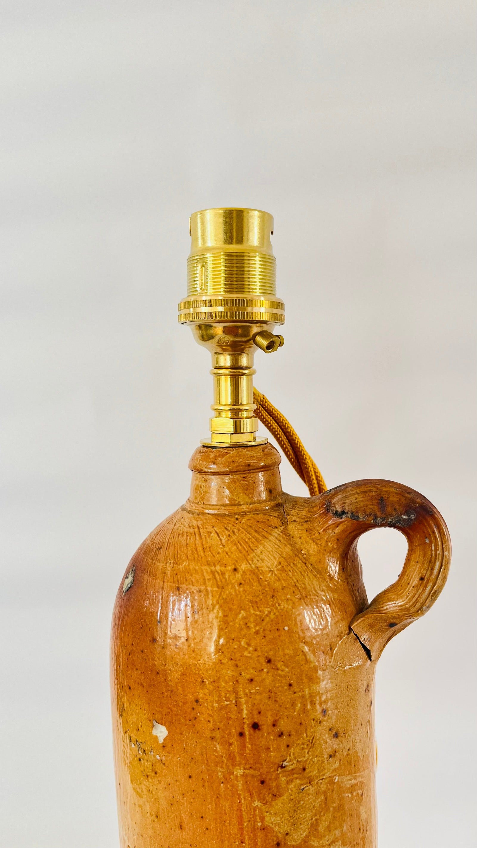 Antique Dutch Jug Lamp