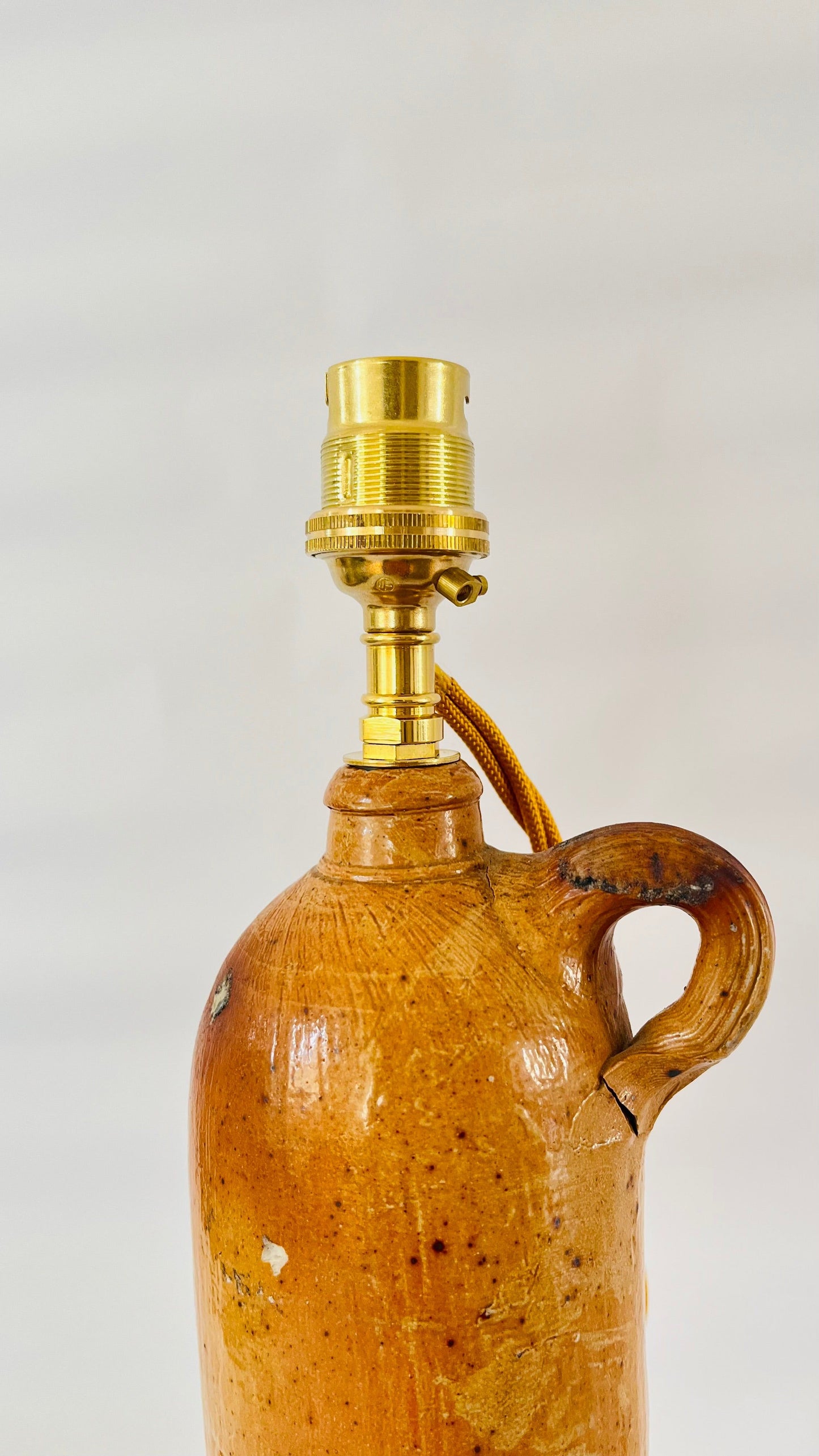 Antique Dutch Jug Lamp