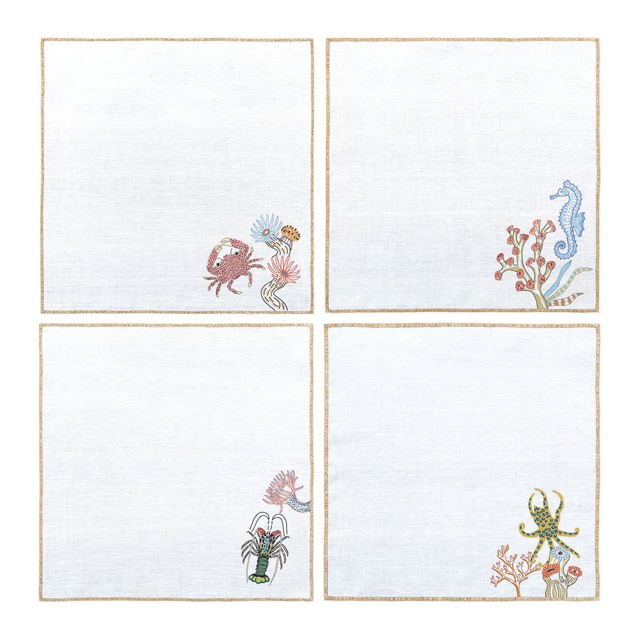 Marine Life - Table Napkin (Set of 4)