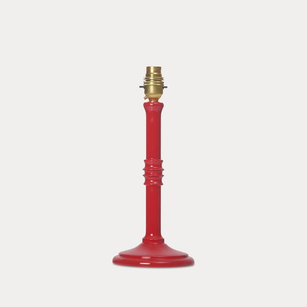 The Small Lacquered Lampstand in Strawberry