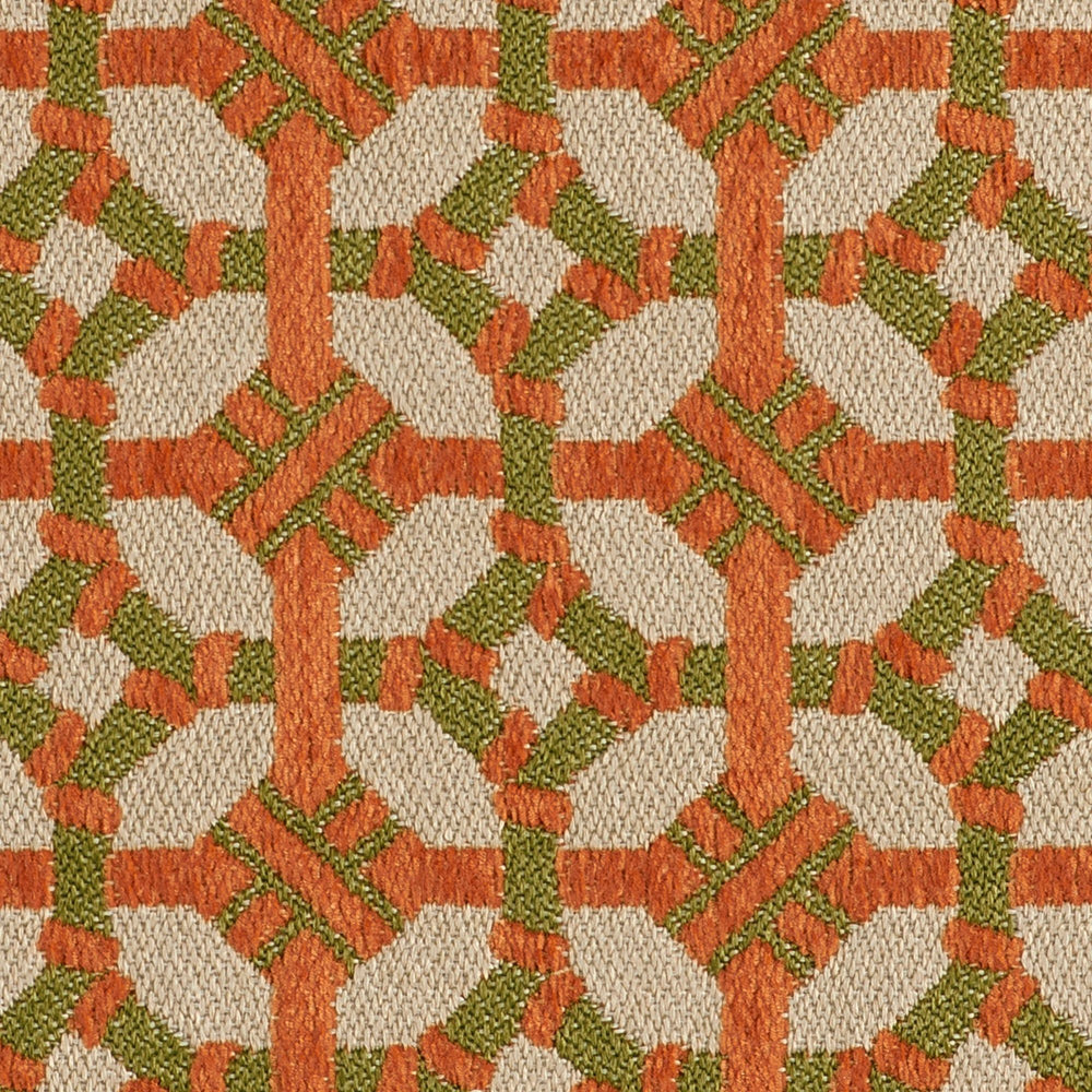 Bolster Coco Burnt Orange & Olive