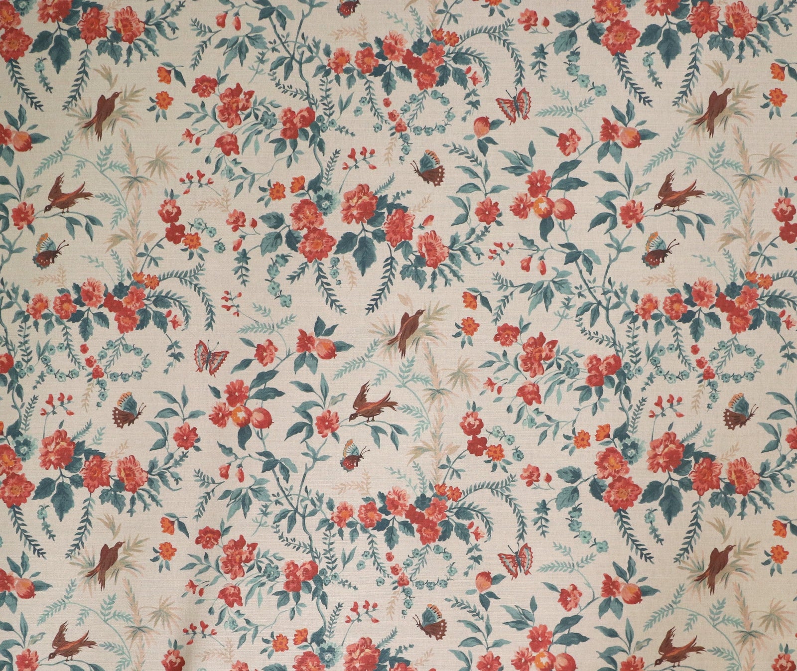 Maison Fleurie - Papillon Teal Fabric