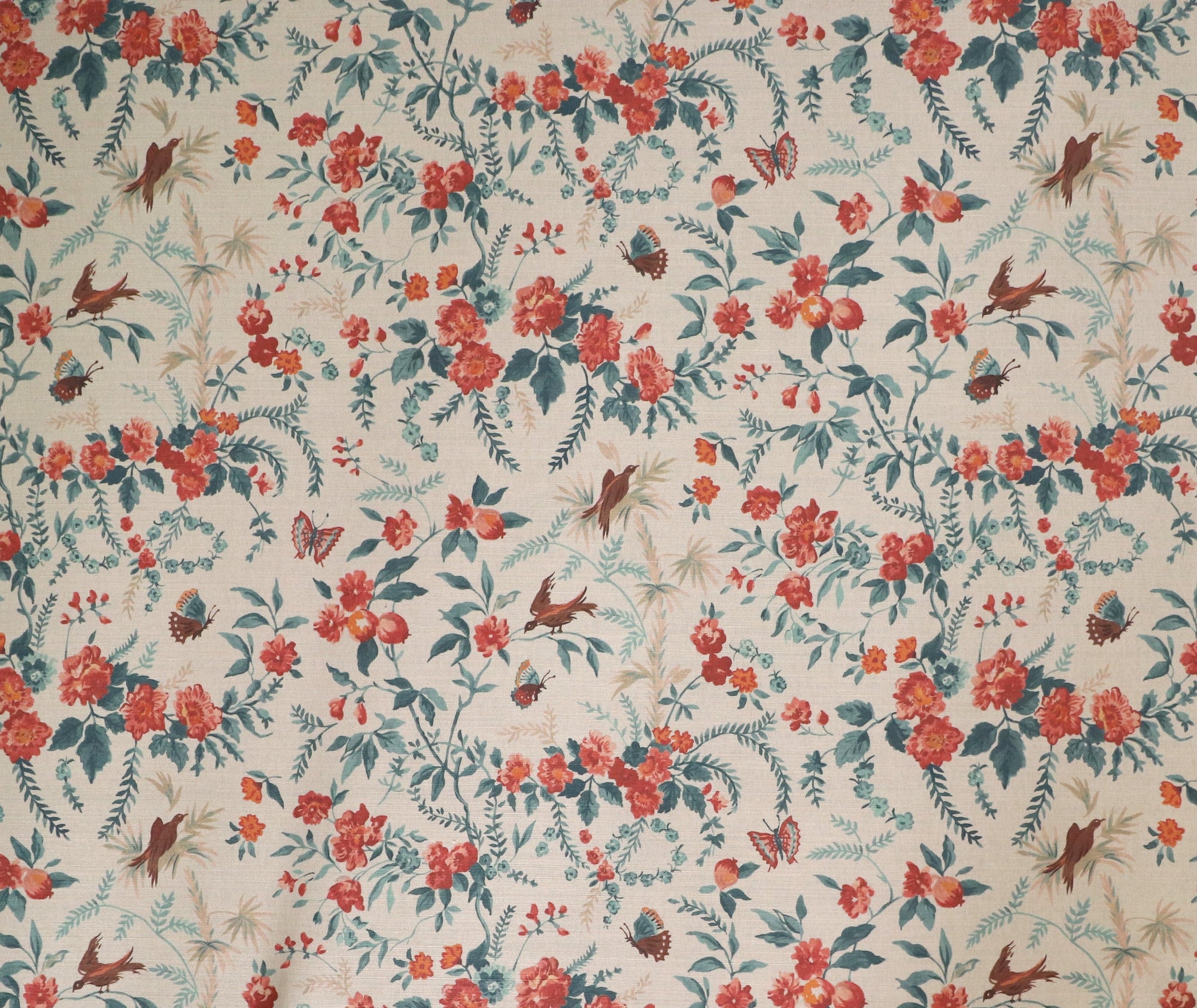 Maison Fleurie - Papillon Teal Fabric