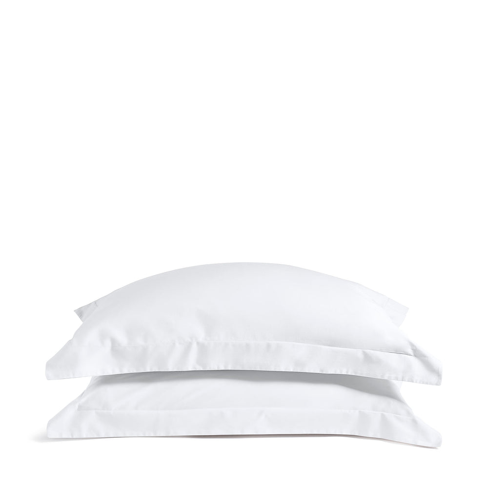 Luxury Organic White Edged Pillowcases