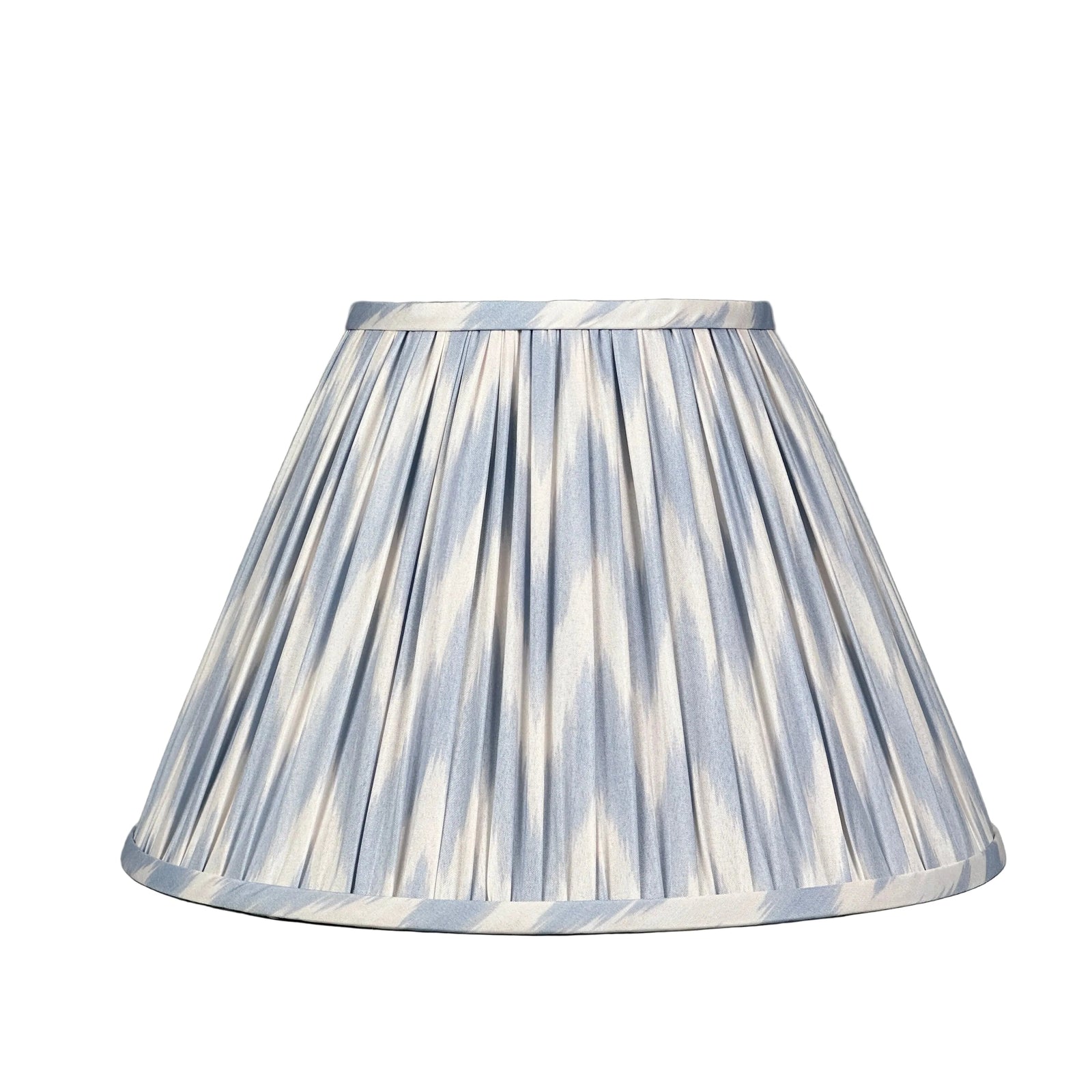 Lampshade Ikat Azure Large