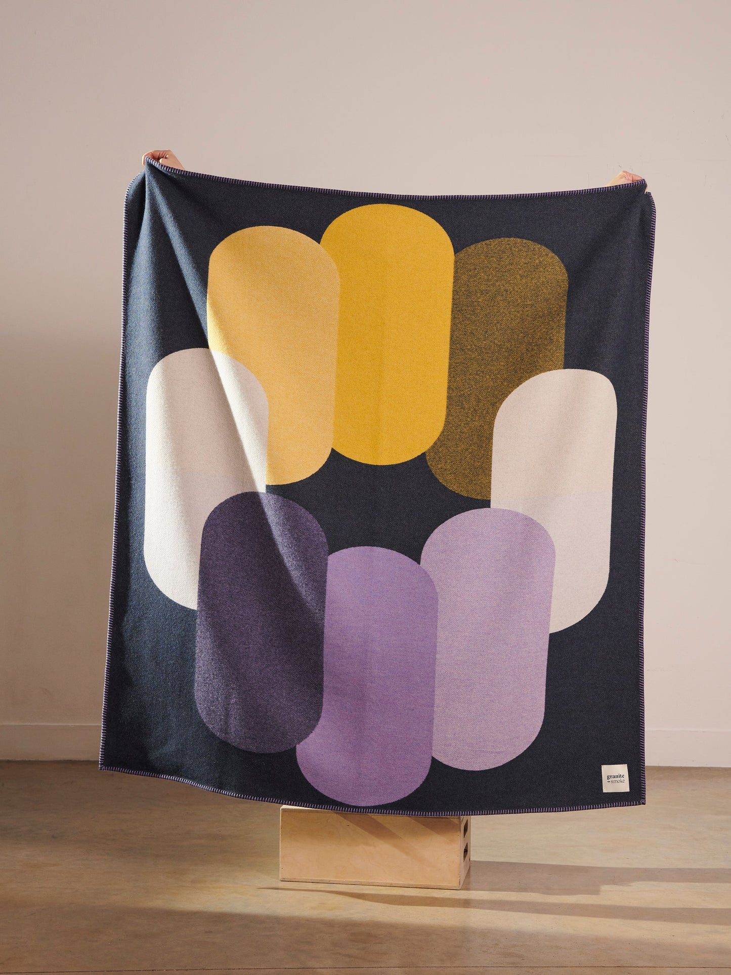 Gradient Pill Blanket Teal, Lilac + Yellow