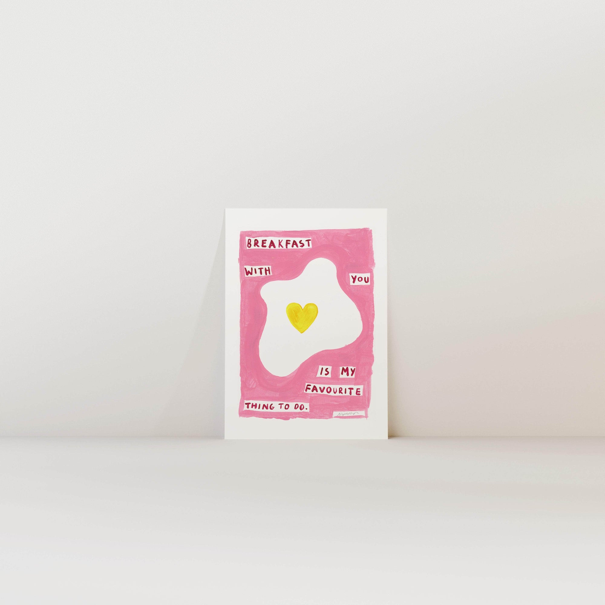 Breakfast With You Print