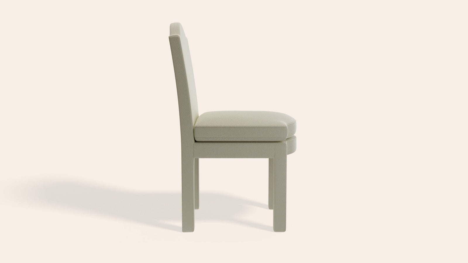 Pair of Leo Dining Chairs, Nougat Boucle-