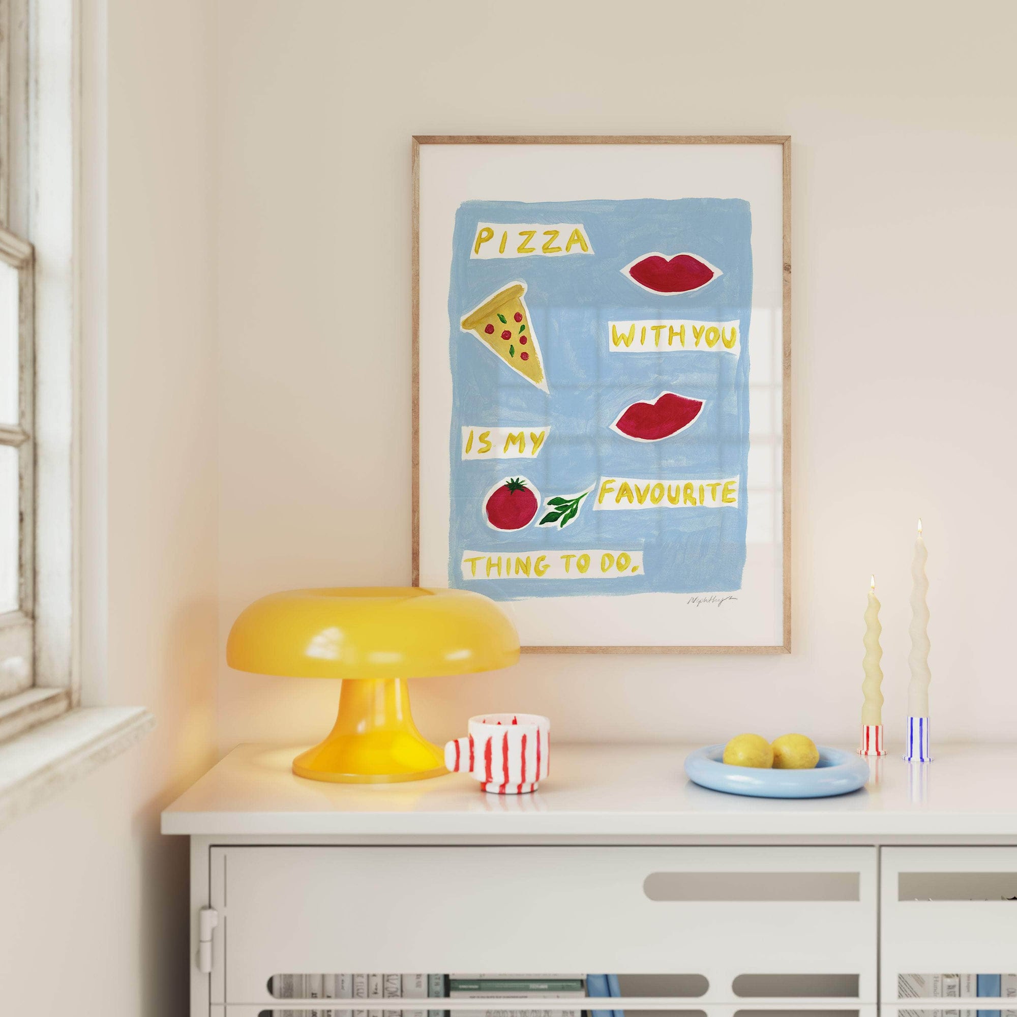 Pizza With You Print