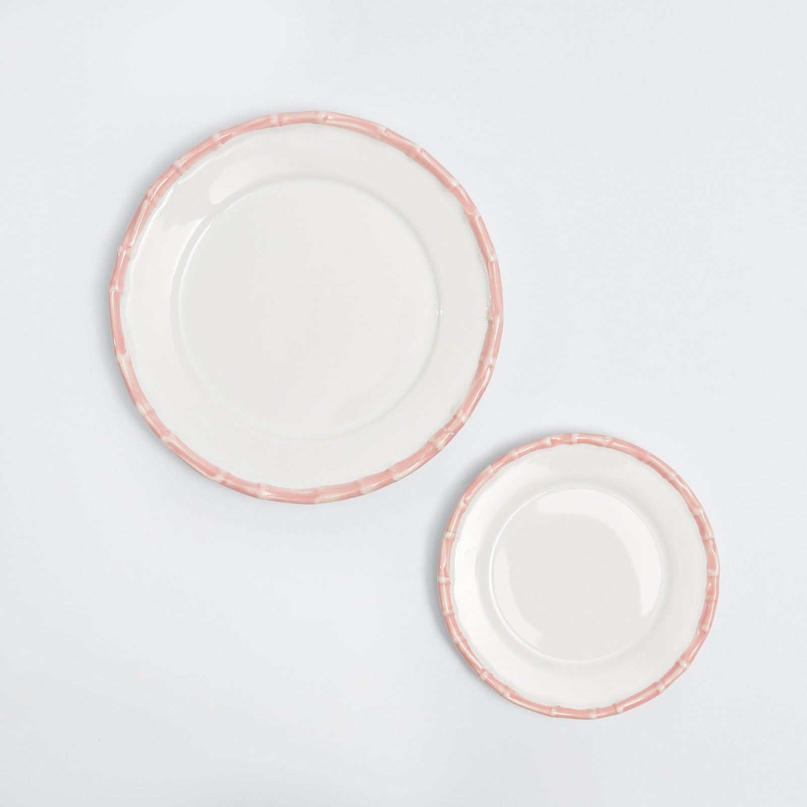 Large Pink Bamboo Dinner Plate (1 Piece)