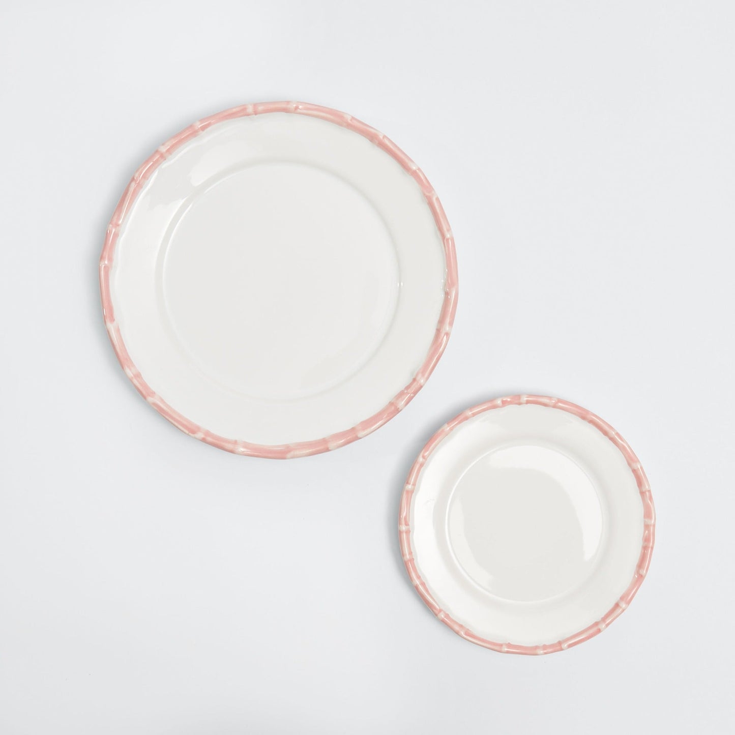 Large Pink Bamboo Dinner Plate (1 Piece)