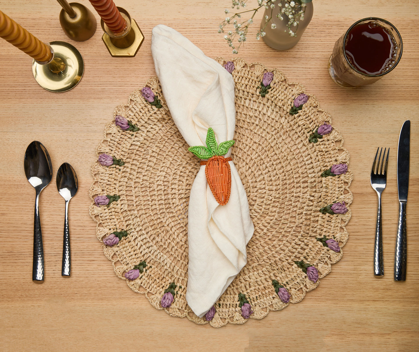 Carrot Napkin Rings (Set of 4)