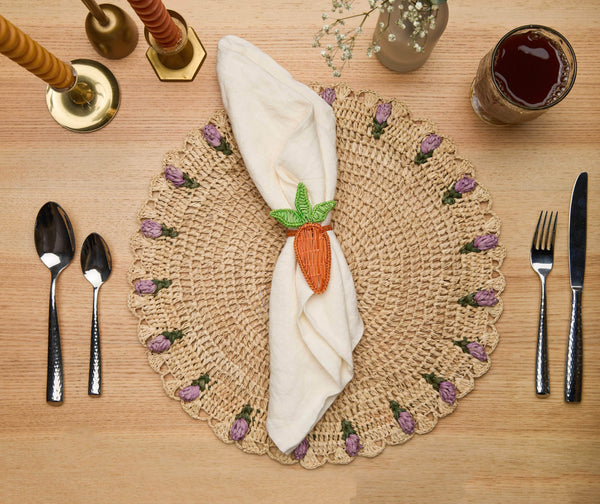 Carrot Napkin Rings (Set of 4)