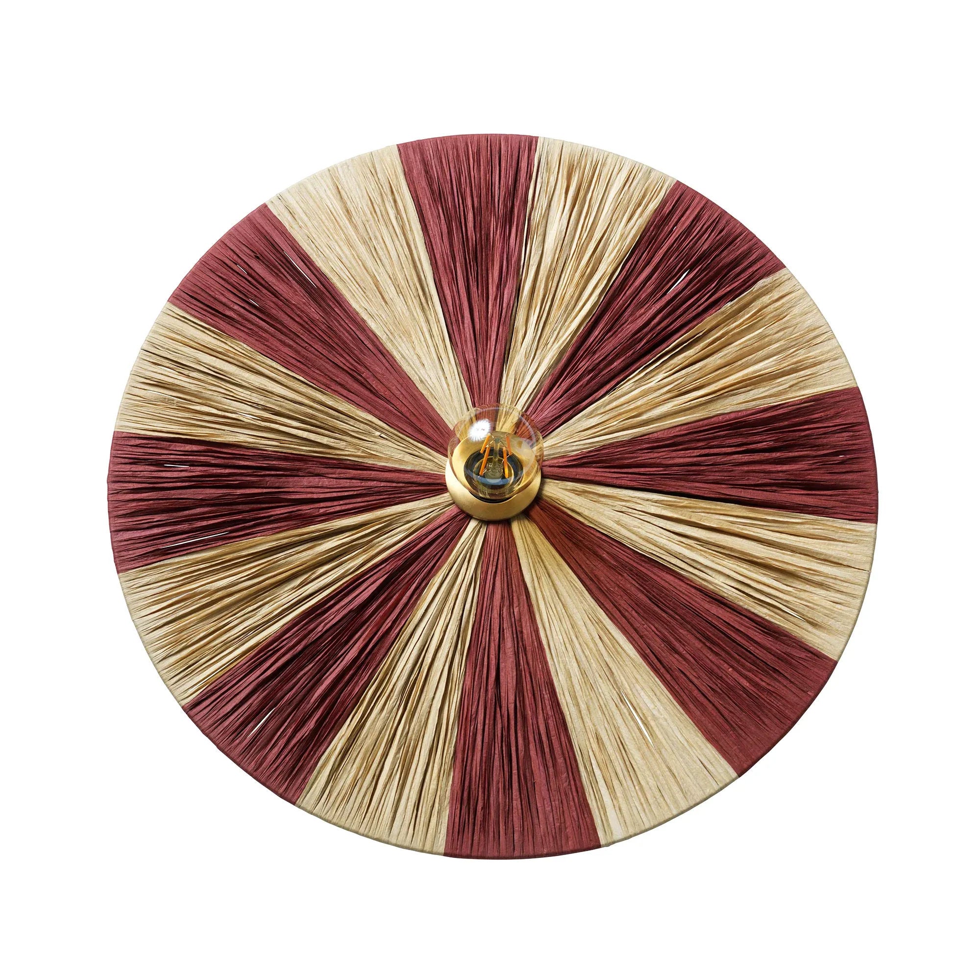 Dott Stripes Wall Lamp - Wine