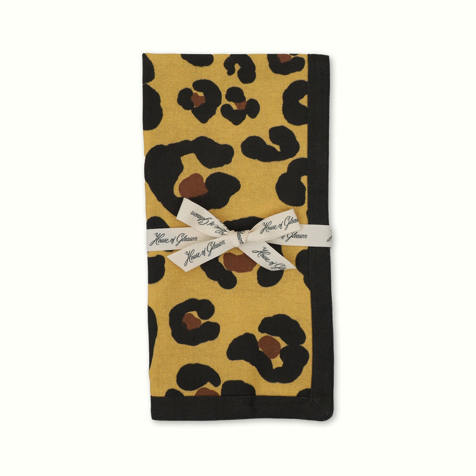 Animal Print Cotton Dinner Napkins