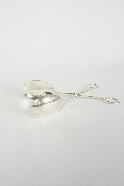 Silver Plate Hinged Salad Servers