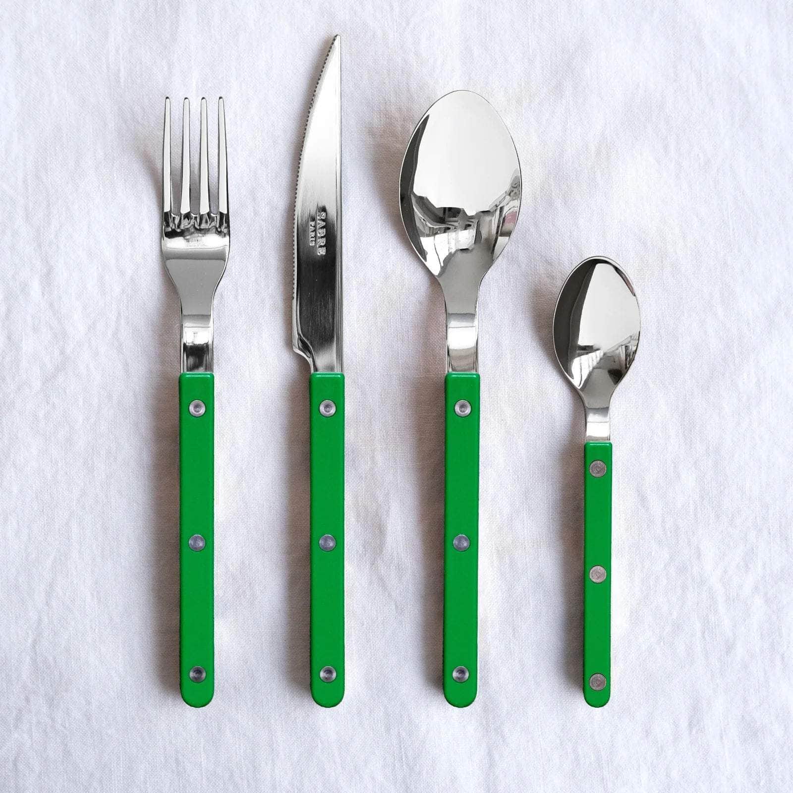 Bistrot 5 PC Cutlery Set, Garden Green