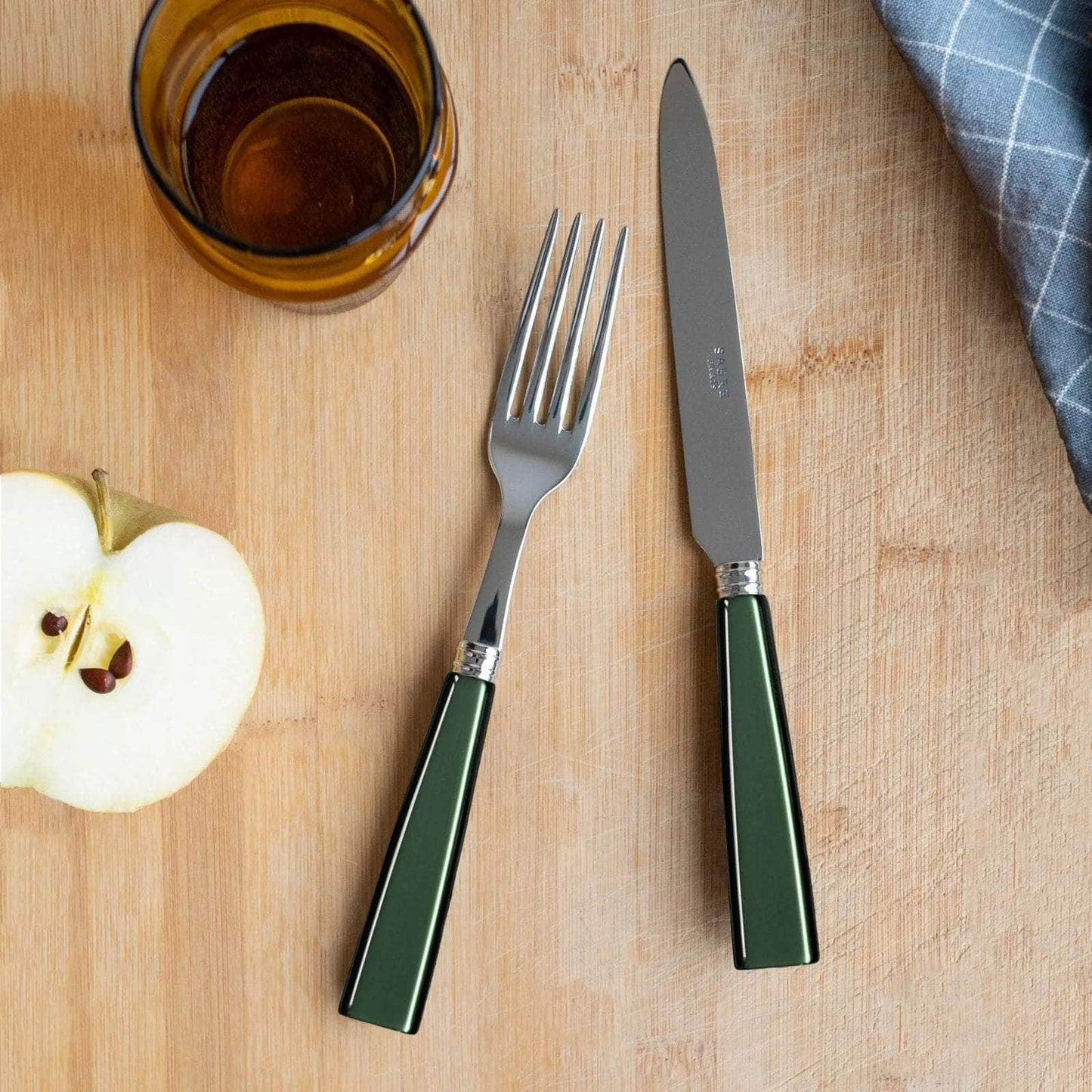 Icône 4 PC Cutlery Set, Dark Green