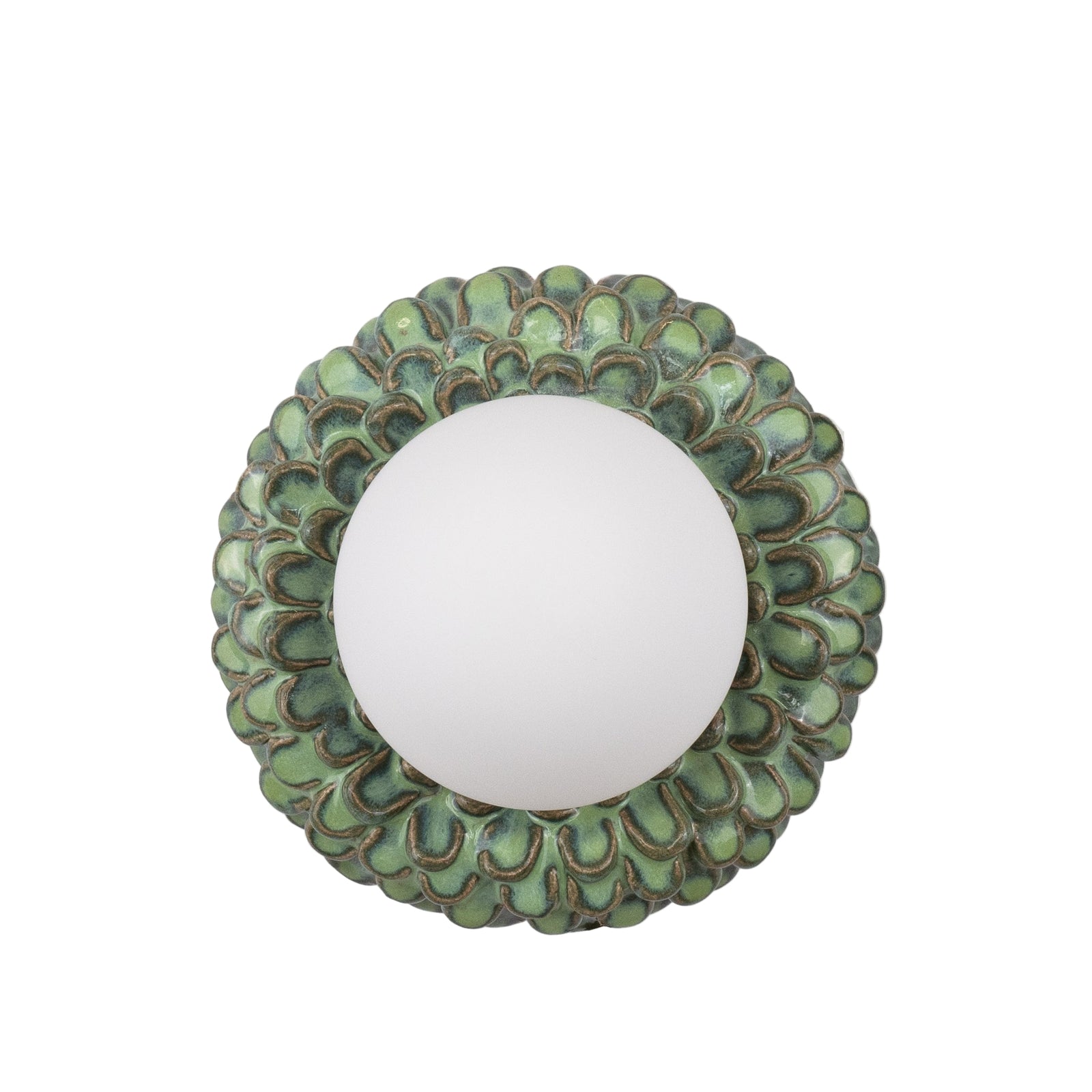 'Petal' Wall Light - Green Ombre