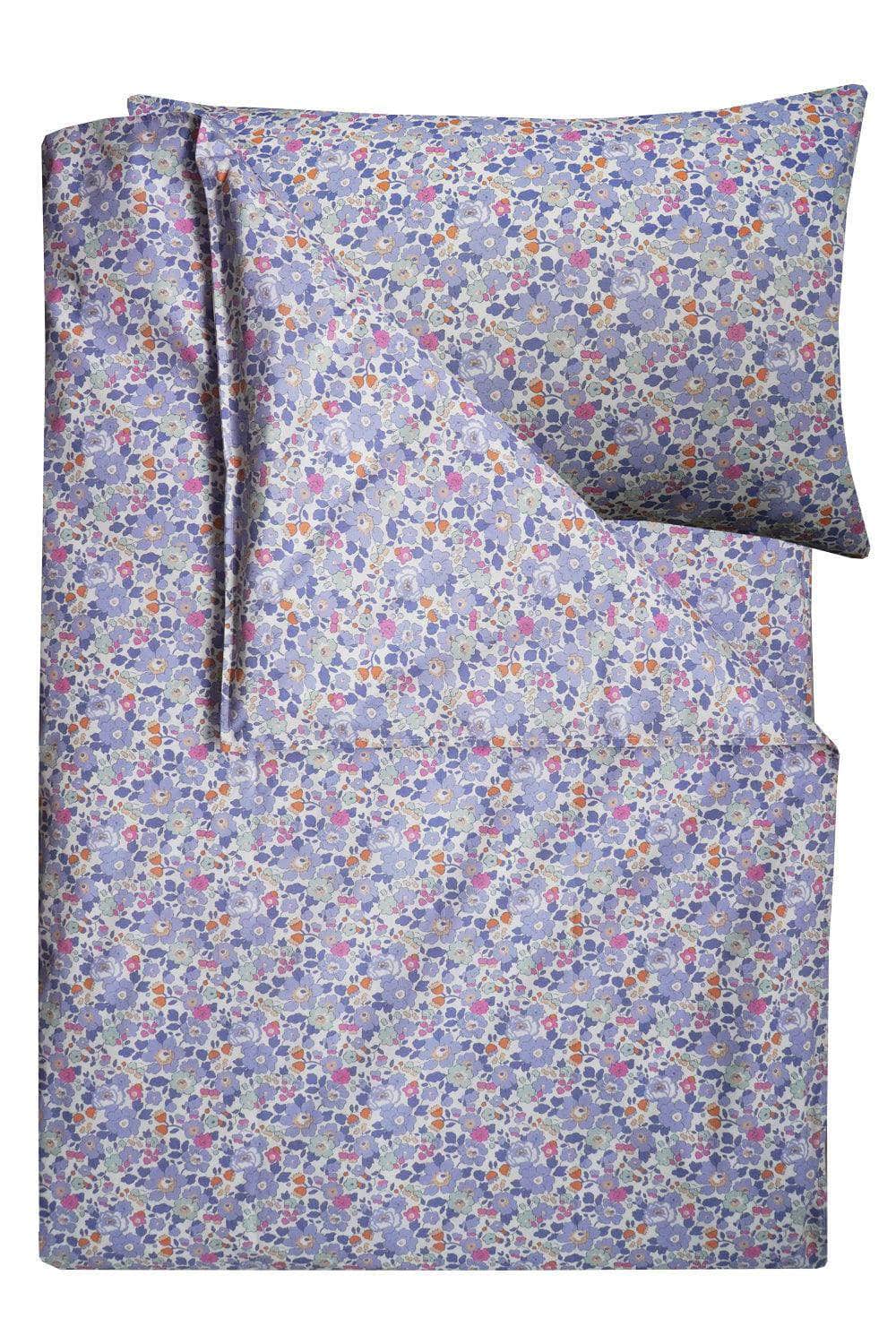 Bedding Made With Liberty Fabric Betsy Lavender Blue