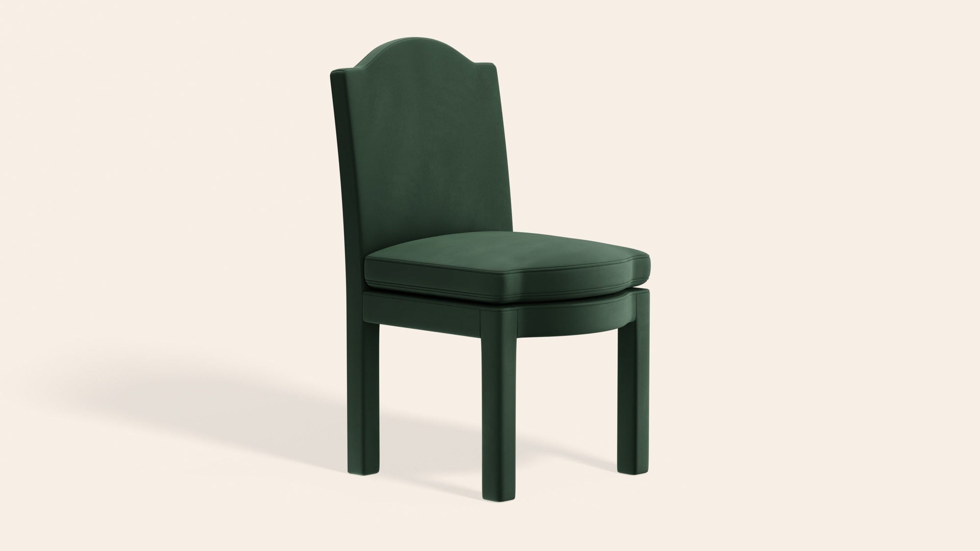 Pair of Leo Dining Chairs, Olive Linen-