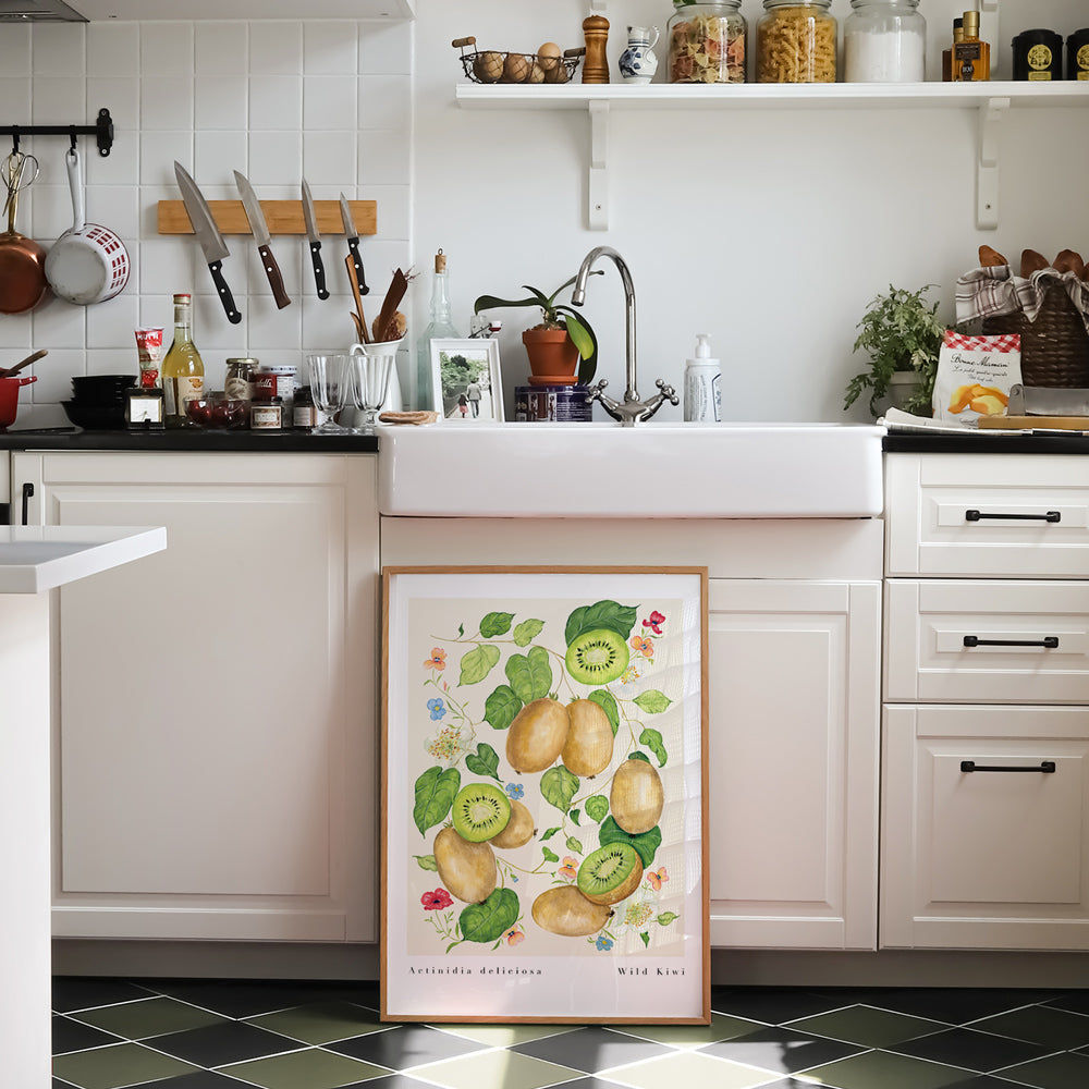 Kiwi Fruit Art Print