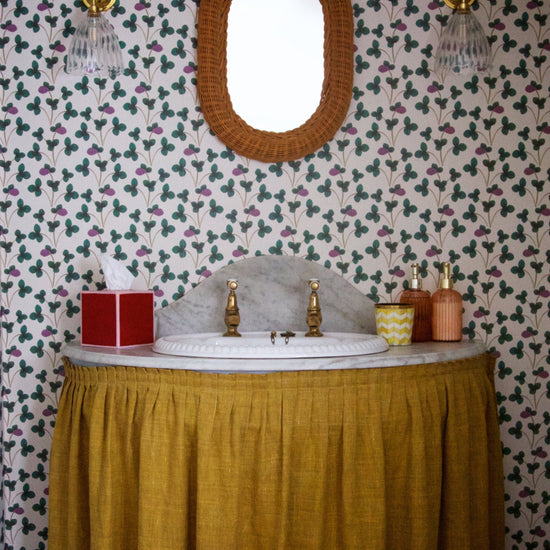 Tissue Box Cover | Ruby Red and Rose Pink