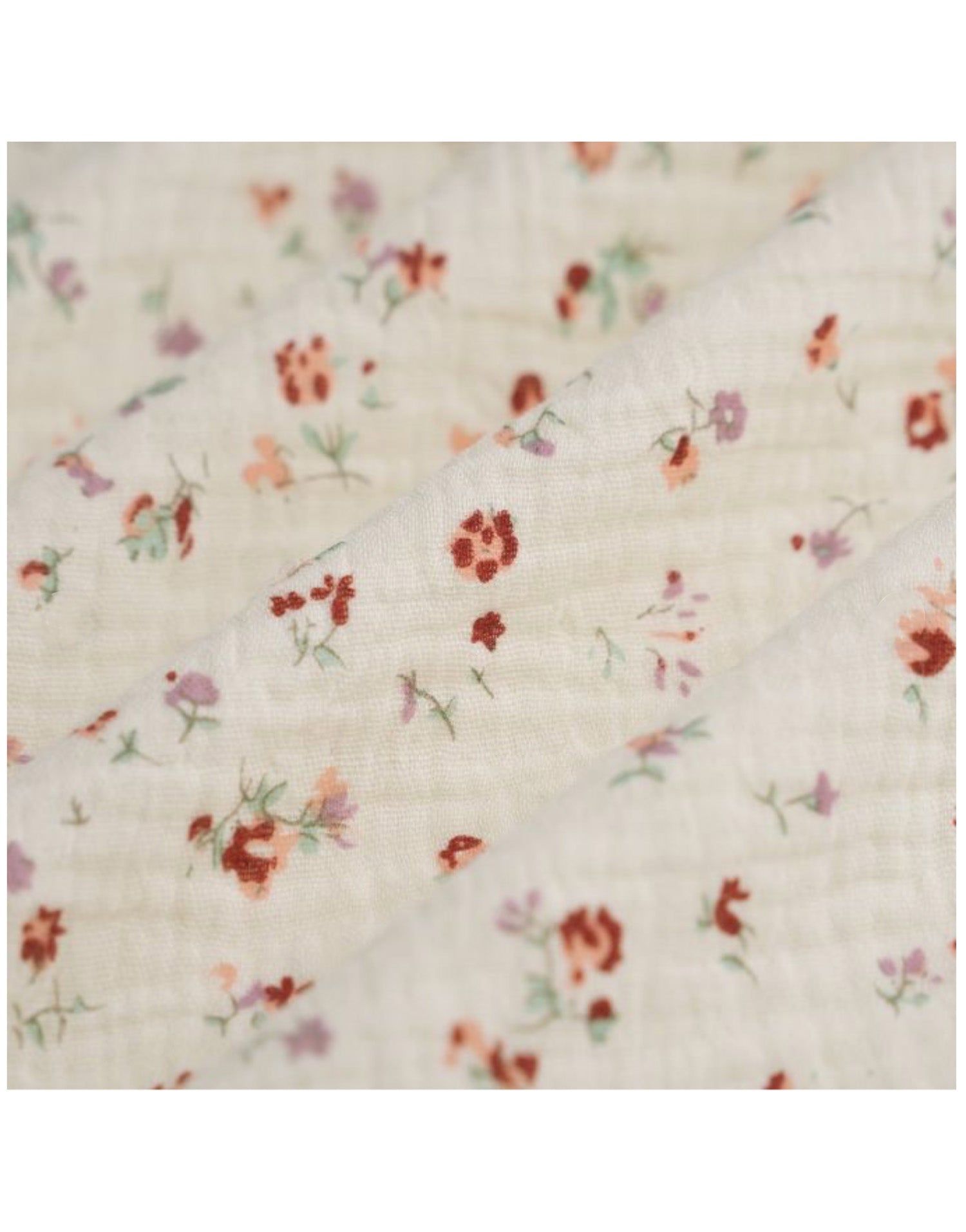 Emilia Conical Pendant Light with Ruffle in ‘Tiny Flowers’ Print