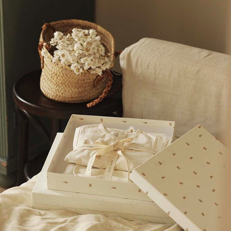 New Baby Sleepsuit and Blanket Gift Set - Bunny