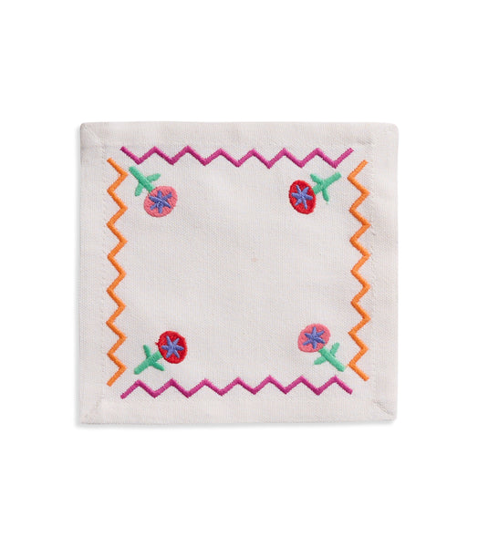 Tropical ZigZag Cocktail Napkin (Set of 4)