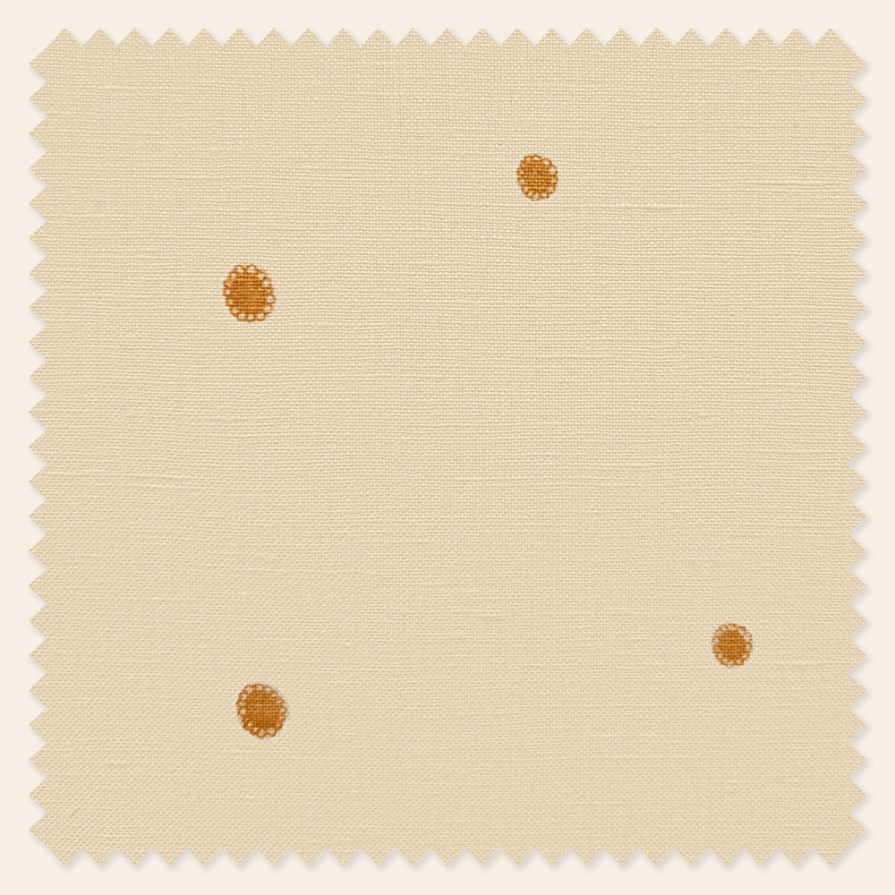 Dolce Daisies Fabric, Limoncello, Sample