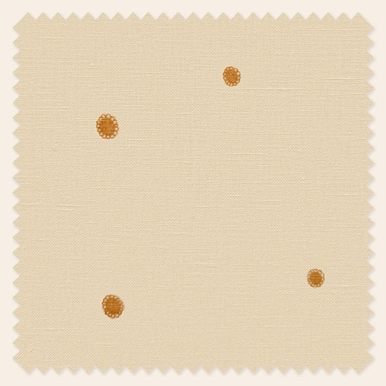 Dolce Daisies Fabric, Limoncello, Sample