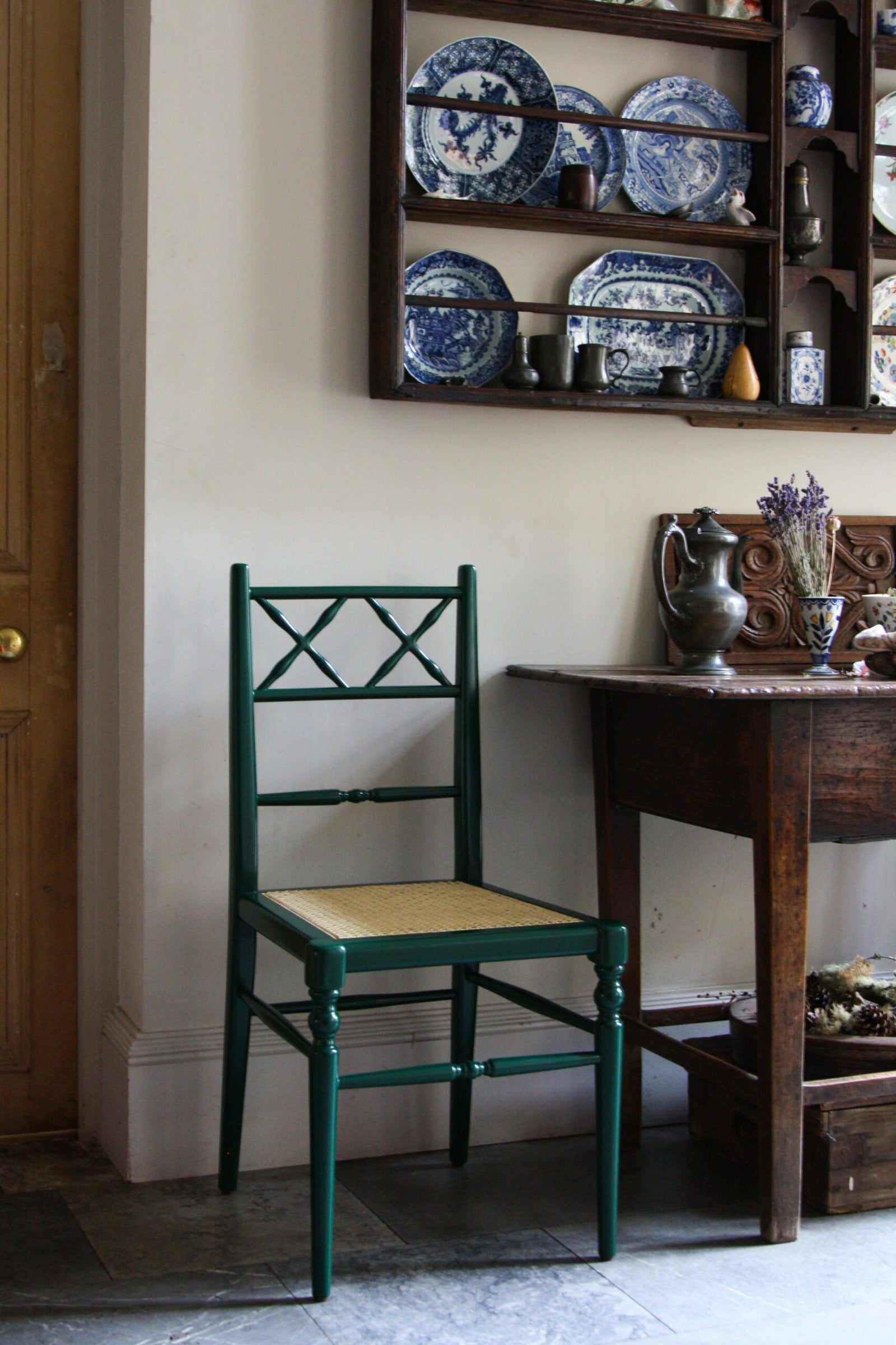 Pair of Chiara Dining Chairs, Forest-