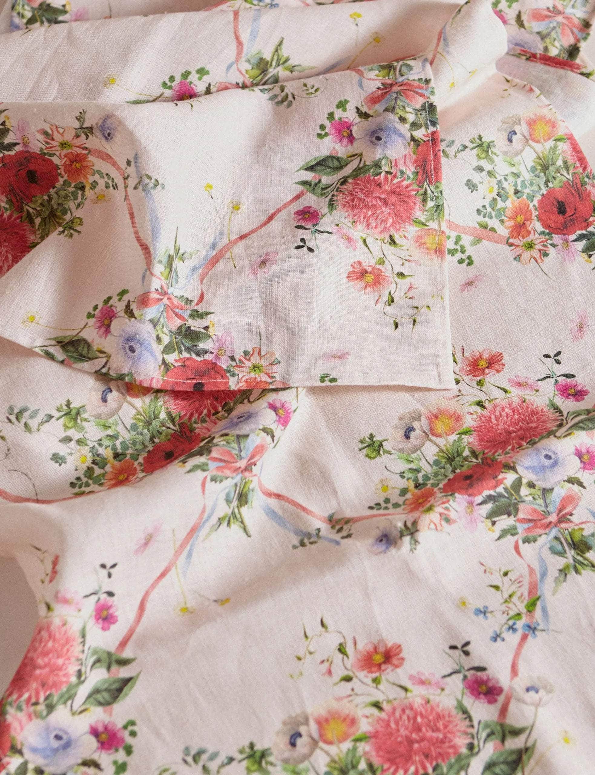 Garden Bouquet Linen Napkin