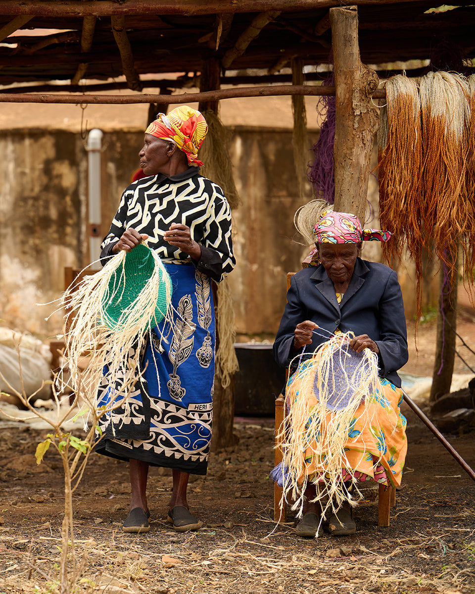 MFUPI: XL Orange & Blue Storage Basket
